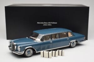 Mercedes 600 Pullman W100 Modrý NZG 1:18 B66040707 Kov – obrázek 8 z 8