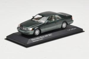 Mercedes 600 SEC W140 Zelený Metalický Minichamps 1:43 430032604 Kov – obrázek 2 z 4