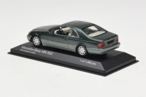 Mercedes 600 SEC W140 Zelený Metalický Minichamps 1:43 430032604 Kov – obrázek 3 z 4