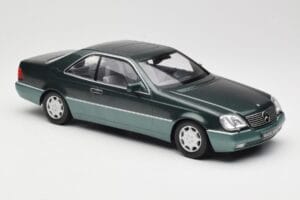 Mercedes 600 SEC W140 Coupe Green Metallic KK-Scale 1:18 KKDC180343 Kov – obrázek 4 z 6