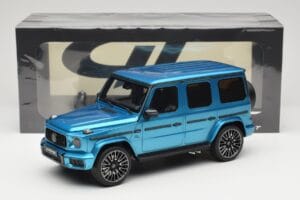 Mercedes AMG G63 W463 Hyper Blue Magno GT Spirit 1:18 GT925 Pryskyřice – obrázek 6 z 6