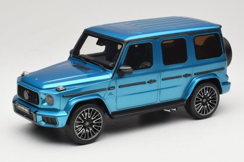 Mercedes AMG G63 W463 Hyper Blue Magno GT Spirit 1:18 GT925 Pryskyřice