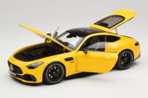 Mercedes AMG GT 43 C192 Turbo Sun Yellow NZG 1:18 B66960587 Kov – obrázek 2 z 8