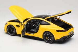 Mercedes AMG GT 43 C192 Turbo Sun Yellow NZG 1:18 B66960587 Kov – obrázek 5 z 8
