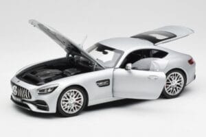 Mercedes AMG GT S C190 Designo Iridium Stříbrný Magno Norev 1:18 B66960485 Kov – obrázek 2 z 8