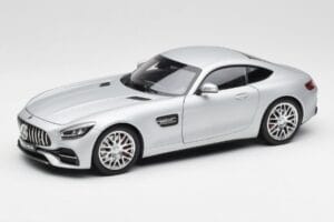 Mercedes AMG GT S C190 Designo Iridium Stříbrný Magno Norev 1:18 B66960485 Kov