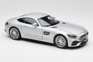 Mercedes AMG GT S C190 Designo Iridium Stříbrný Magno Norev 1:18 B66960485 Kov – obrázek 6 z 8