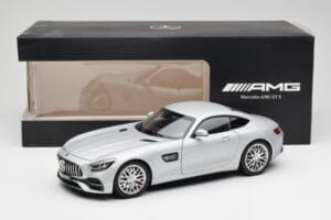 Mercedes AMG GT S C190 Designo Iridium Stříbrný Magno Norev 1:18 B66960485 Kov – obrázek 8 z 8
