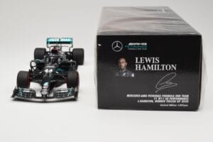 Mercedes AMG Petronas W11 #44 L. Hamilton Winner Tuscan GP 2020 Minichamps 1:18 110200944 Kov – obrázek 6 z 6