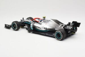 Mercedes AMG Petronas W10 #77 V. Bottas 3rd Place Monaco GP 2019 Minichamps 1:18 110190677 Kov – obrázek 5 z 6