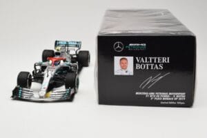 Mercedes AMG Petronas W10 #77 V. Bottas 3rd Place Monaco GP 2019 Minichamps 1:18 110190677 Kov – obrázek 6 z 6