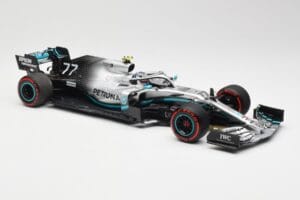 Mercedes AMG Petronas W10 #77 V. Bottas British GP 2019 Minichamps 1:18 110191077 Kov – obrázek 4 z 6