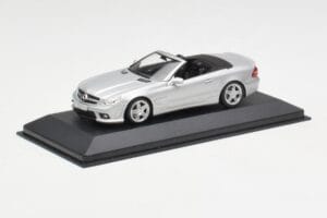 Mercedes AMG SL63 R230 Stříbrný Wheels Type 2 Minichamps 1:43 SL63001 Kov – obrázek 2 z 4