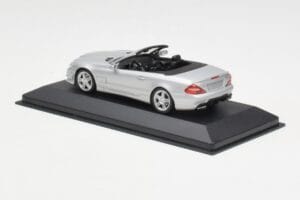 Mercedes AMG SL63 R230 Stříbrný Wheels Type 2 Minichamps 1:43 SL63001 Kov – obrázek 3 z 4