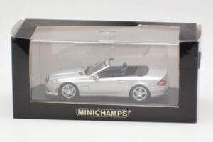 Mercedes AMG SL63 R230 Stříbrný Wheels Type 2 Minichamps 1:43 SL63001 Kov – obrázek 4 z 4