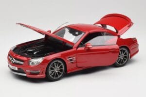 Mercedes AMG SL 63 R231 Červený Maisto 1:18 36199 Kov – obrázek 2 z 8