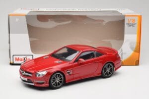 Mercedes AMG SL 63 R231 Červený Maisto 1:18 36199 Kov – obrázek 8 z 8