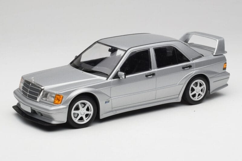 Mercedes 190E W201 2.5-16 EVO 2 Astral Stříbrný Metallic Minichamps 1:18 155036101 Kov