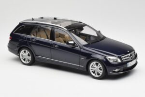 Mercedes C-Class S204 T-Modell Tanzanite Modrý AUTOart 1:18 B66962352 Kov – obrázek 6 z 8