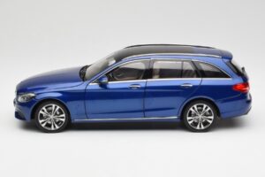 Mercedes C-Class S205 T-Modell Brilliant Modrý Metalíza Norev 1:18 B66960257 Kov – obrázek 4 z 8