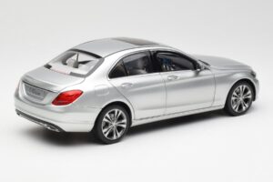 Mercedes C-Class W205 Iridium Stříbrný Metalíza Norev 1:18 B66960253 Kov – obrázek 3 z 8