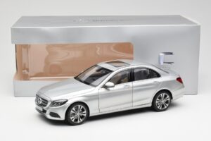 Mercedes C-Class W205 Iridium Stříbrný Metalíza Norev 1:18 B66960253 Kov – obrázek 8 z 8