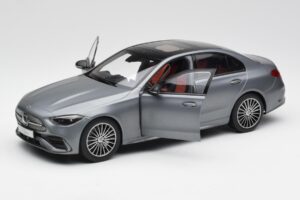Mercedes C-Class W206 Designo Selenite Šedý Magno NZG 1:18 B66960638 Kov – obrázek 8 z 8
