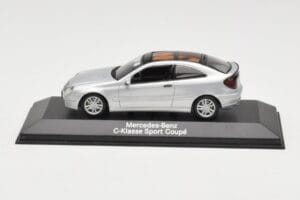 Mercedes C-Class W203 Sport Coupe Stříbrný Minichamps 1:43 B66961916 Kov