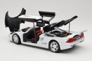Mercedes C112 Sport Bílý & Černý Guiloy 1:18 68521 Kov – obrázek 5 z 8