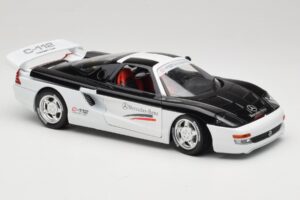 Mercedes C112 Sport Bílý & Černý Guiloy 1:18 68521 Kov – obrázek 6 z 8