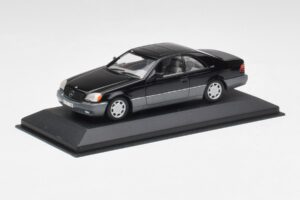 Mercedes C140 600 SEC Černý Minichamps 1:43 32600 Kov – obrázek 2 z 4