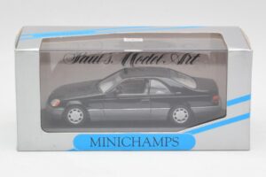 Mercedes C140 600 SEC Černý Minichamps 1:43 32600 Kov – obrázek 4 z 4