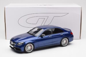 Mercedes AMG C63 S W205 Modrý GT Spirit 1:18 ZM044 Pryskyřice – obrázek 6 z 6