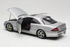 Mercedes CL500 C215 Lorinser Silver Metallic AUTOart 1:18 70121 Kov – obrázek 5 z 8