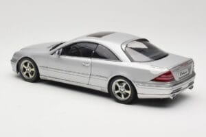 Mercedes CL500 C215 Lorinser Silver Metallic AUTOart 1:18 70121 Kov – obrázek 7 z 8