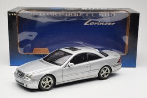 Mercedes CL500 C215 Lorinser Silver Metallic AUTOart 1:18 70121 Kov – obrázek 8 z 8