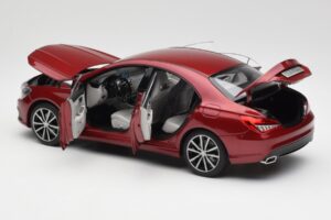 Mercedes CLA C117 Designo Patagonia Červený Metalíza Norev 1:18 B66960131 Kov – obrázek 5 z 8