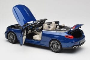 Mercedes CLE Kabriolet A236 Modrý Norev 1:18 B66960653 Kov – obrázek 6 z 9