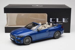 Mercedes CLE Kabriolet A236 Modrý Norev 1:18 B66960653 Kov – obrázek 9 z 9