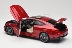 Mercedes CLE Coupe C236 Červený Norev 1:18 B66960596 Kov – obrázek 5 z 8