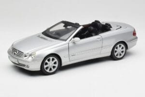 Mercedes CLK 500 Kabriolet Elegance A209 Stříbrný Kyosho 1:18 B66962172 Kov