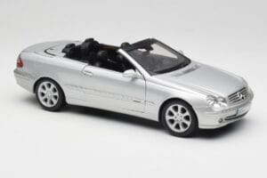 Mercedes CLK 500 Kabriolet Elegance A209 Stříbrný Kyosho 1:18 B66962172 Kov – obrázek 6 z 8