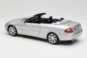Mercedes CLK 500 Kabriolet Elegance A209 Stříbrný Kyosho 1:18 B66962172 Kov – obrázek 7 z 8