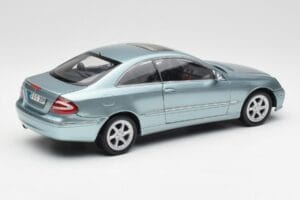 Mercedes CLK 500 W209 Světle Modrý Metalíza Kyosho 1:18 B66962192 Kov – obrázek 3 z 8