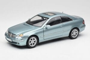 Mercedes CLK 500 W209 Světle Modrý Metalíza Kyosho 1:18 B66962192 Kov