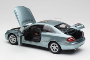Mercedes CLK 500 W209 Světle Modrý Metalíza Kyosho 1:18 B66962192 Kov – obrázek 5 z 8