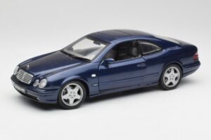 Mercedes CLK 55 AMG C209 Modrý Metalický Anson 1:18 30343 Kov