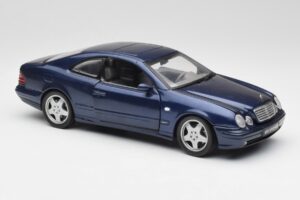 Mercedes CLK 55 AMG C209 Modrý Metalický Anson 1:18 30343 Kov – obrázek 6 z 8