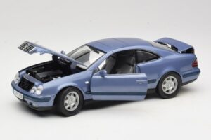 Mercedes CLK C208 Fialový Anson 1:18 30330 Kov – obrázek 2 z 8