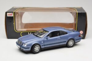 Mercedes CLK C208 Fialový Anson 1:18 30330 Kov – obrázek 8 z 8